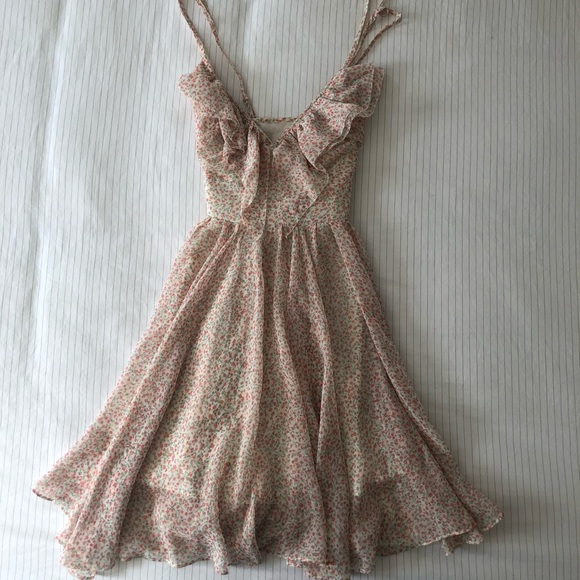 Guess dress pink floral size 0 - Picture 4 of 7